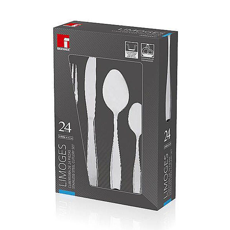 Bergner Bestekset Limoges - 24 delig - glans Bergner Bestekset Limoges - 24 delig - glans - Afbeelding 2