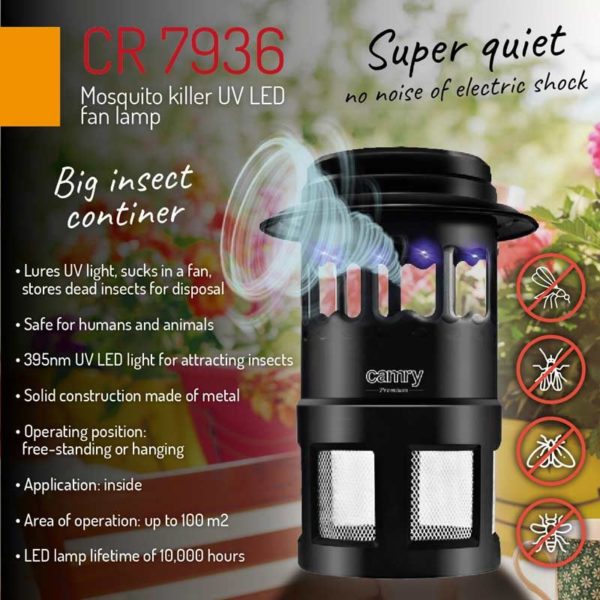 Camry CR7936 - Insectenlamp UV-LED