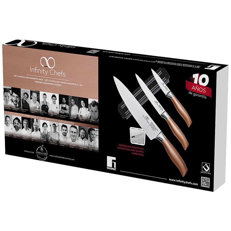 Infinity Chefs Messenset met magnetisch rek Infinity Chefs Messenset met magnetisch rek - Afbeelding 2