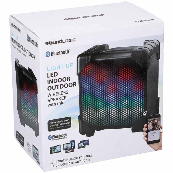 Soundlogic LED Speaker - Indoor/outdoor