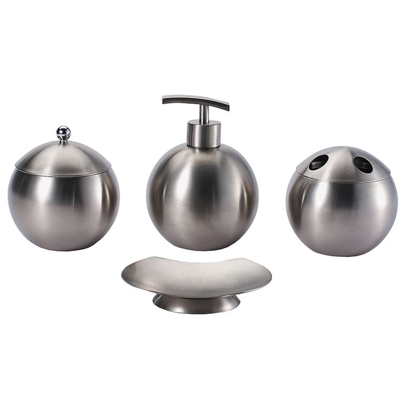 Bergner Roestvrijstalen badset (4 dlg) Bergner Roestvrijstalen badset (4 dlg)