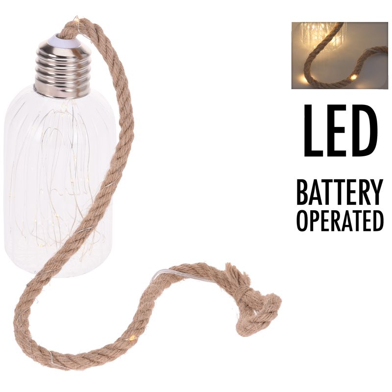 Glazen lamp met 20 LED Glazen lamp met 20 LED