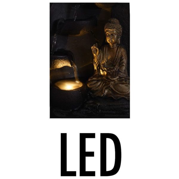 Boeddha Fontein - LED