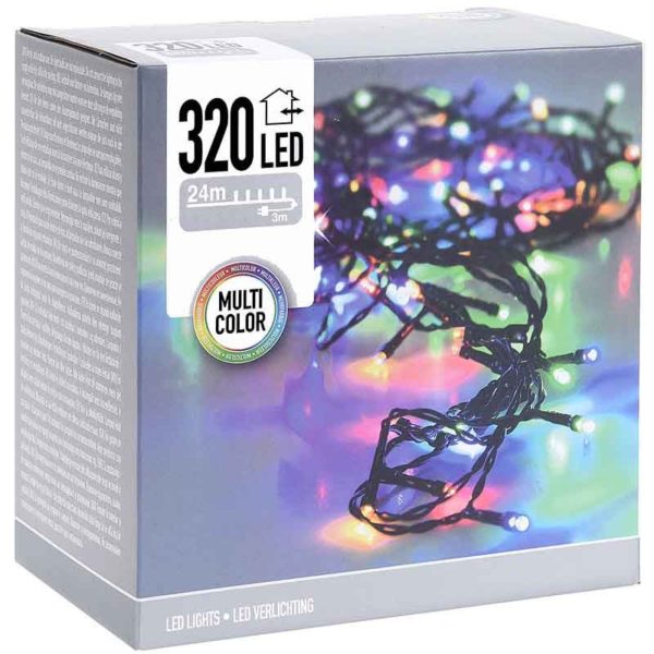LED-verlichting - 320 LED's - 24 meter - multicolor