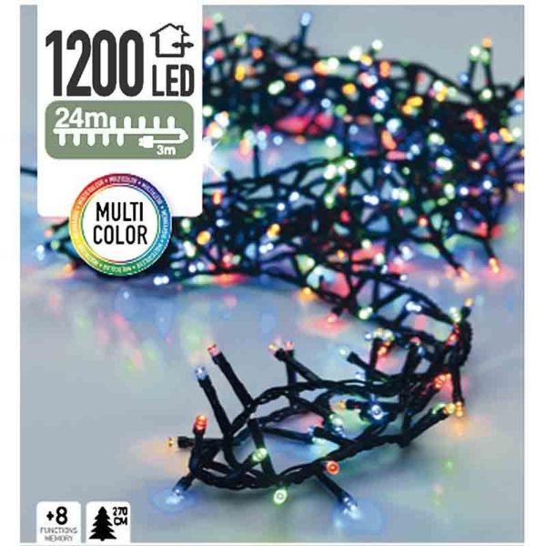 Micro Cluster 1200 LED's 24 meter multicolor