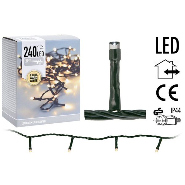 LED-verlichting - 240 LED's - 18 meter - extra warm wit