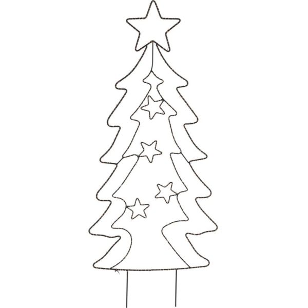 Tuinsteker Kerstboom - 90 LED - Extra Warm Wit