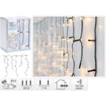 IJspegel verlichting - 180 LED - 6 meter - warm wit - 8 lichtfuncties