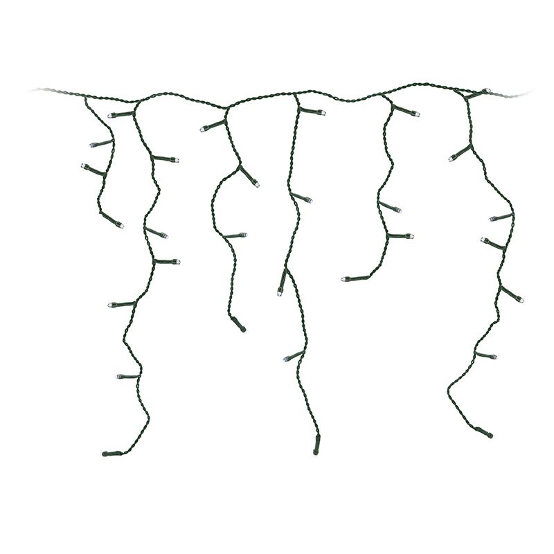 IJspegel verlichting 180 LED's - 6 meter - warm wit IJspegel verlichting 180 LED's - 6 meter - warm wit - Afbeelding 2