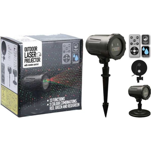 Laser projector met timer en afstandsbediening