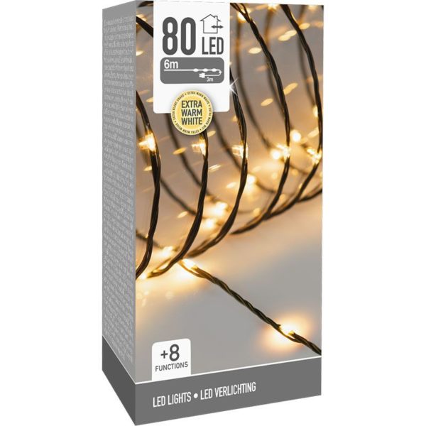 Soft Led - 80 LED - extra warm wit