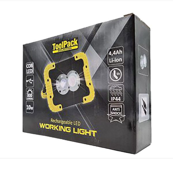 Toolpack Compacte LED-Werklamp Bern - USB oplaadbaar
