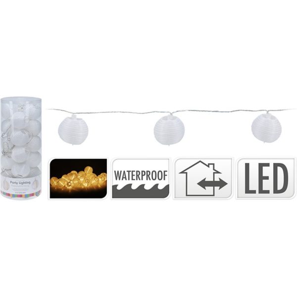 Lampionnen Feestverlichting - 20 LED lampen