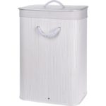 Opvouwbare Wasmand - Bamboe - Wit