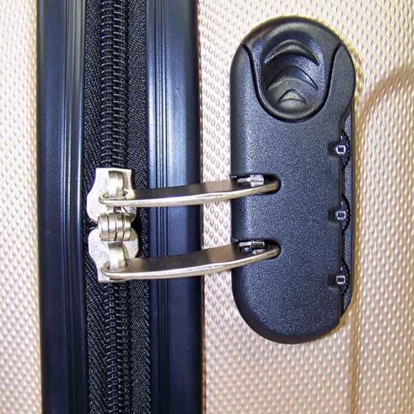 Ceruzo handbagage koffer ABS champagne