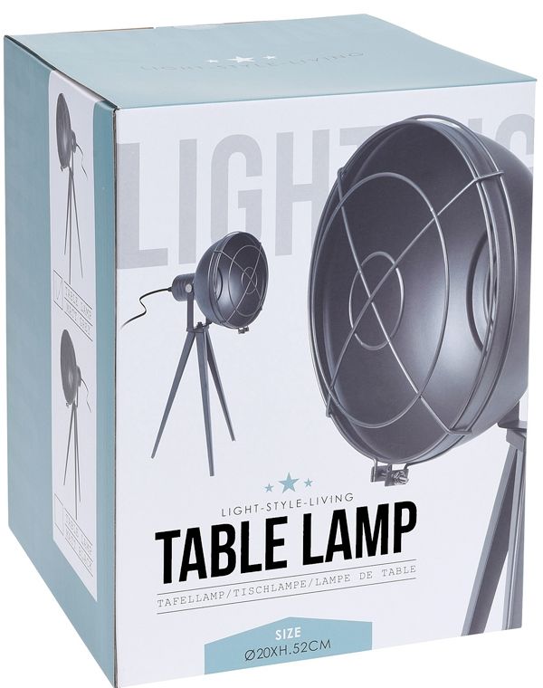 Tafellamp Spotlight - grijs
