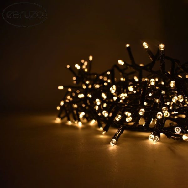Ceruzo Micro Cluster - 560 LED - 11 meter - 8 Lichtfuncties + Geheugen - extra warm wit