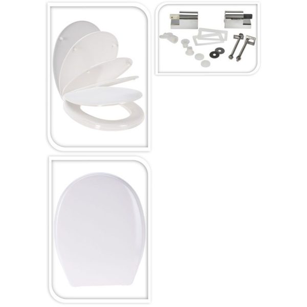 Toiletbril duroplast - Wit -  Softclose