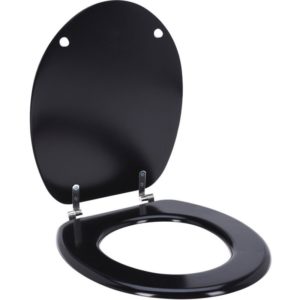 Toiletbril MDF - Hout - Zwart
