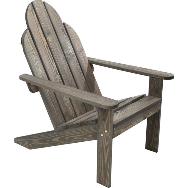 Deckchair - Adirondack Loungestoel - hout - grey wash