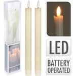 Led Dinerkaarsen - 4 stuks - 24cm