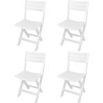 Progarden - 4 Tuinstoelen Komodo - wit