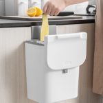 Ceruzo Afvalbakje - met Schuifdeksel - 9 Liter- GFT Aanrechtbakje