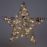 Verlichte Kerstster - Goud - 40 cm - 60 led