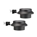 Solarlampen voor Dakgoten - 2 stuks