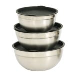 Ceruzo Mengkommen met Deksel - RVS - set van 3