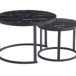 Ceruzo Bijzettafels Ohio - zwart