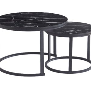 Ceruzo Bijzettafels Ohio - zwart