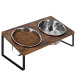 Ceruzo Dubbele Voerbak met Standaard - 40x20x16 cm