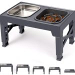 Ceruzo Hondenvoerbak - 5 Hoogtes - Verstelbaar - Anti Schrokbak