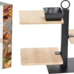 Etagere Metaal met bamboe