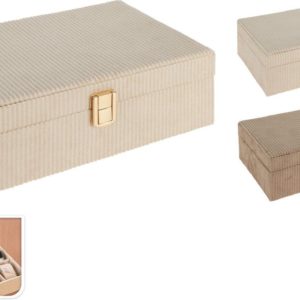 Juwelenbox Ribfluweel