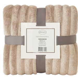 Ceruzo Fleece deken - 150x200 cm - taupe