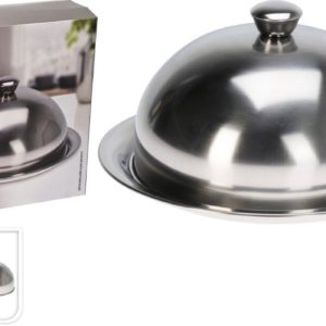 Stolp met Dienblad - RVS - 24.5 cm