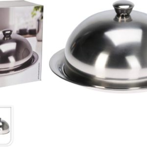 Stolp met Dienblad - RVS - 30cm