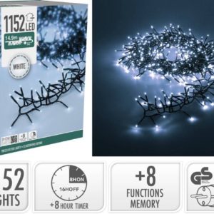 Treecluster Kerstboomverlichting - 1152led - Wit
