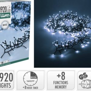 Treecluster Kerstboomverlichting - 1920led - Wit
