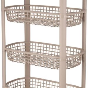 Keukentrolley 4 Wielen - Beige