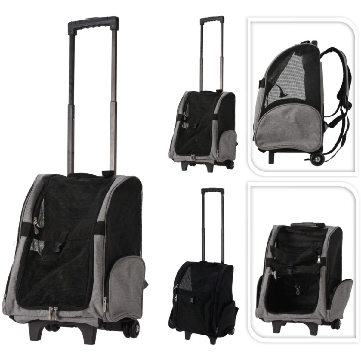 Dieren Trolley - geschikt voor honden en katten - opvouwbaar Dieren Trolley - geschikt voor honden en katten - opvouwbaar - Afbeelding 2