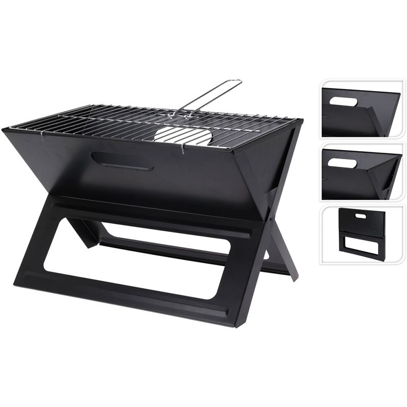 Opvouwbare Barbecue - inklapbaar - voor camping, strand en park Opvouwbare Barbecue - inklapbaar - voor camping, strand en park