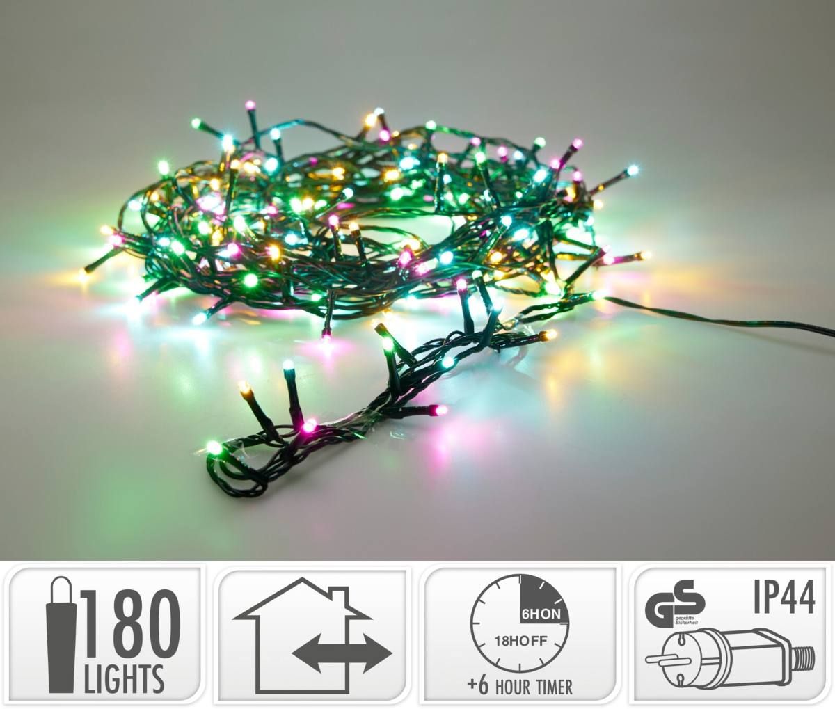LED Verlichting 180 LED - 13.5 Meter - Kerst - Festival LED Verlichting 180 LED - 13.5 Meter - Kerst - Festival