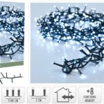 Microcluster - 560 led - 11m - Wit - Timer - Lichtfuncties - Geheugen - Buiten