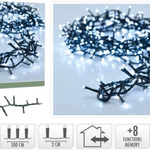 Microcluster - 1800 led - 36m - Wit - Timer - Lichtfuncties - Geheugen - Buiten
