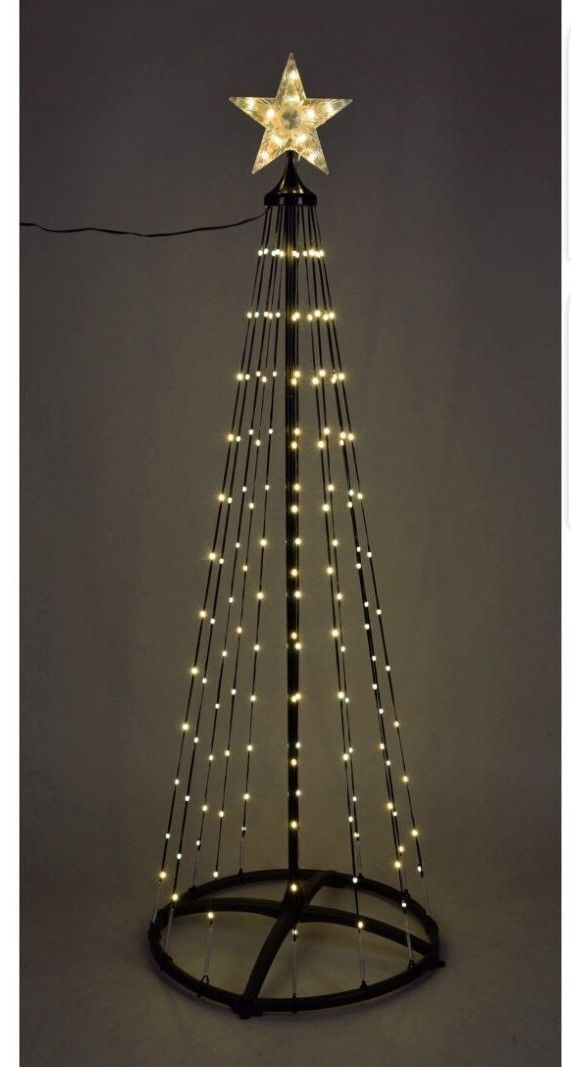 Kerstboom - Vlaggenmast - 210cm - 370 LED - Zwart Frame - Warm Wit Kerstboom - Vlaggenmast - 210cm - 370 LED - Zwart Frame - Warm Wit