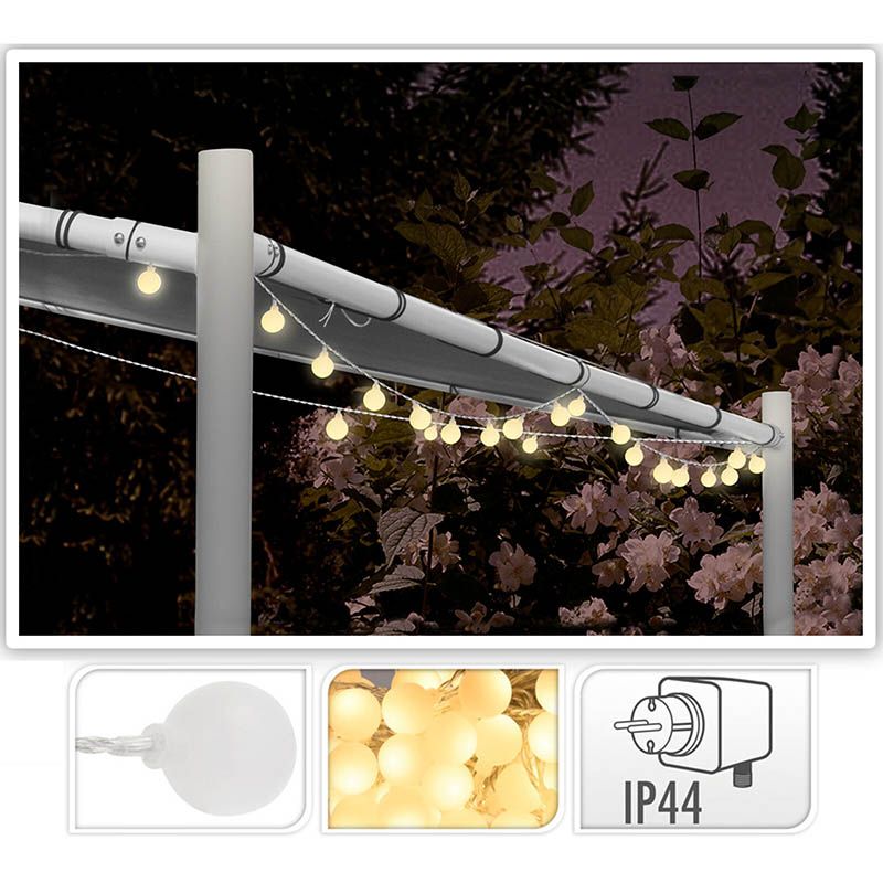 Ceruzo Feestverlichting 16 meter - 80 LED - Warm Wit Ceruzo Feestverlichting 16 meter - 80 LED - Warm Wit