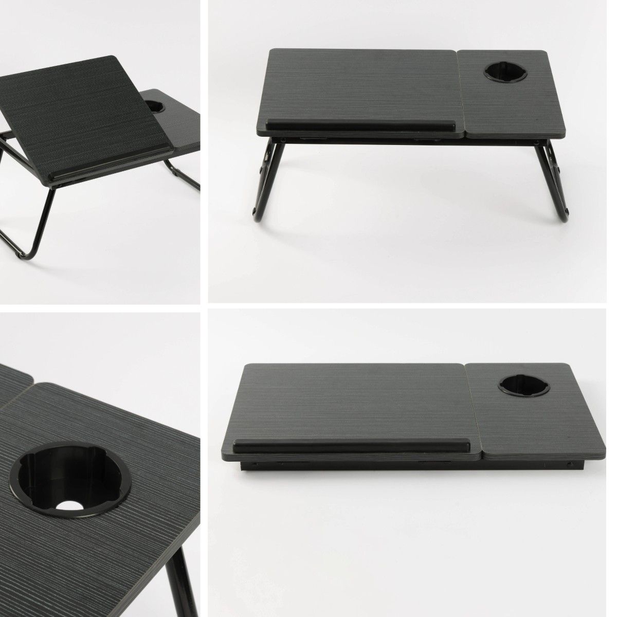 Ceruzo Bedtafel Verstelbaar Zwart- Laptoptafel - Ontbijttafel Ceruzo Bedtafel Verstelbaar Zwart- Laptoptafel - Ontbijttafel - Afbeelding 2